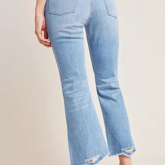 Anthropologie DL 1961 Cropped High Waist Wallace Jean 27 - Picture 4 of 7
